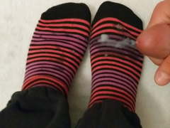 Cum on socks