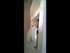 Vietnamese boys in the shower