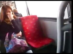 DICK Flash to curious girl on bus