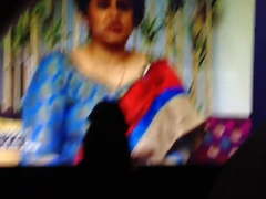 Laxmi ramkrishnan aunty cum drenched