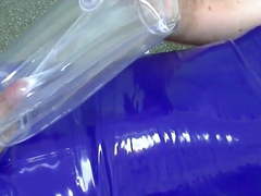Testing the transparent semen sampler