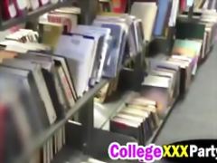 TEEN HAVE SEX in the school library