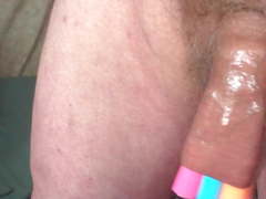 Foreskin + baby oil and three highlighters