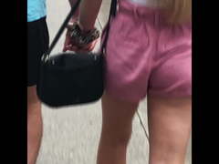 Alluring Lady Walking Loose Fit Shorts (SEXY AF!)