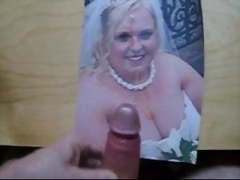 Cumming on the bride